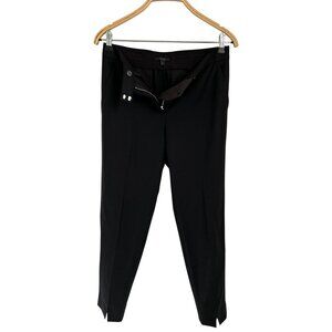 Cos Black Slim Fit Tapered Trousers With Pockets Womens Size 4